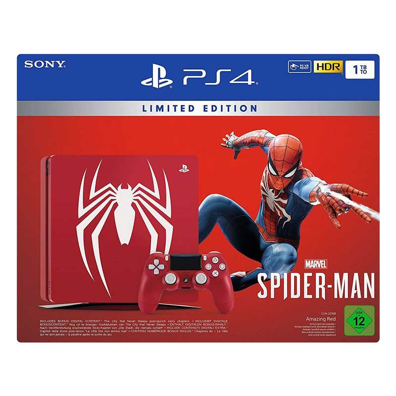 playstation 4 slim spider man